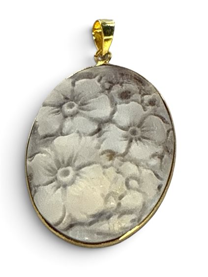 Pendant Mandile 1922 Woman Cammei  in Silver Conchiglia 2MCICM111.5 - 2MCICM111.5